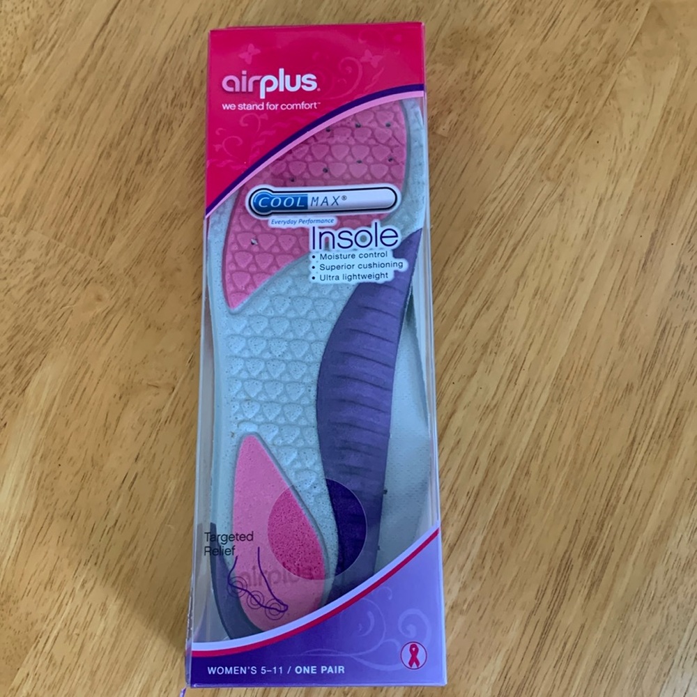 ❤️🎁Airplus CoolMax Insoles Comfort Shoe Inserts Women's Sizes 5-11